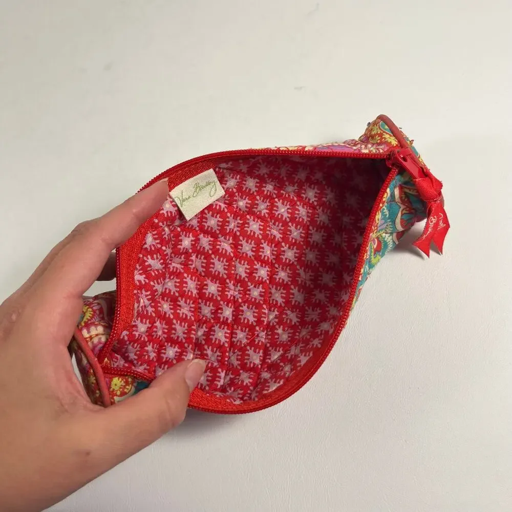 Vera Bradley On A Roll Zippered Case Paisley in Paradise Colorful Feminine